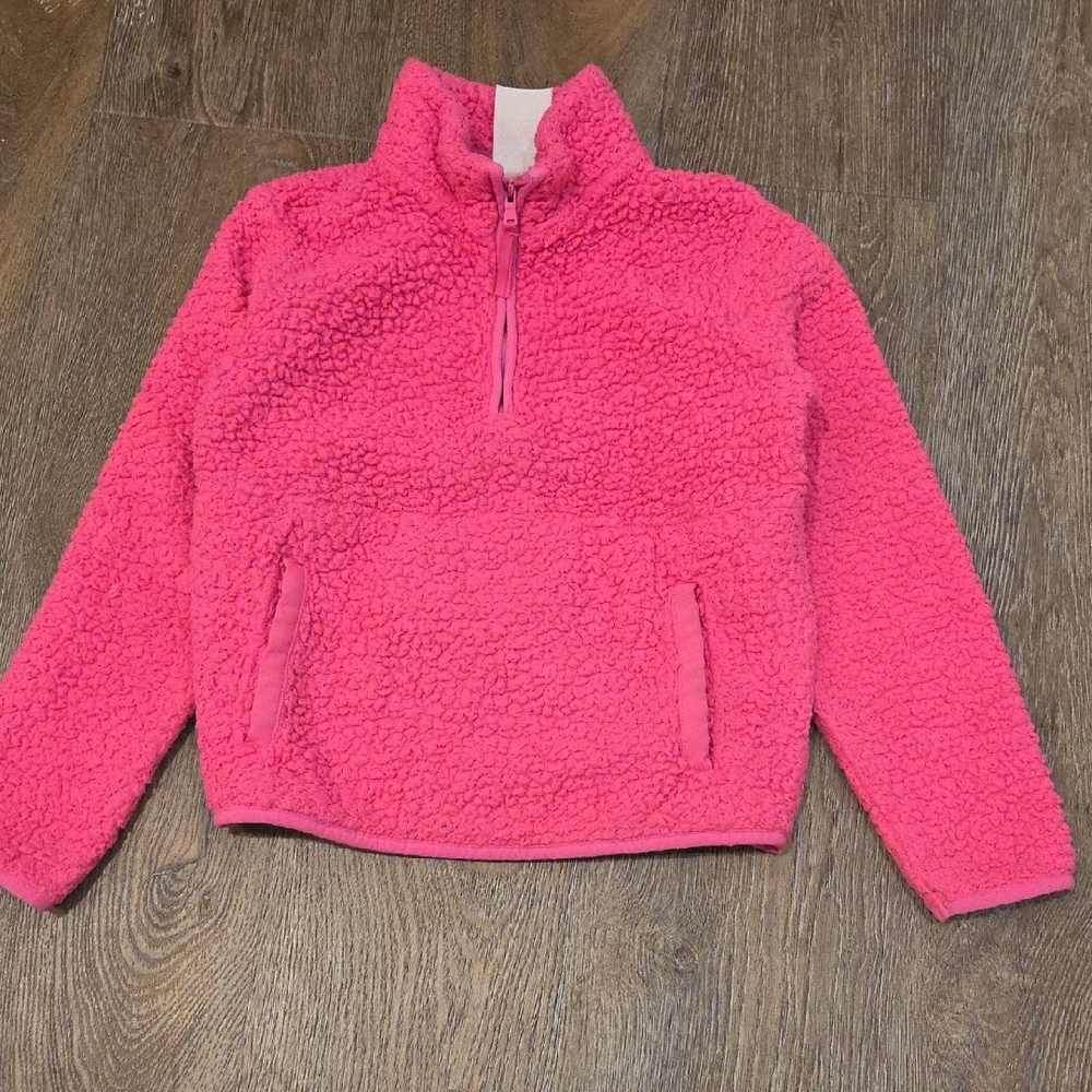 Wondershop Cozy Hot Pink Fleece Kids Pullover Size 8